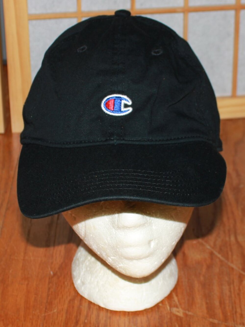Champion Embroidered Logo Accent Unisex Baseball Cap